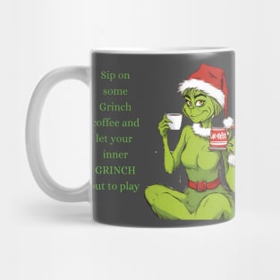 Cheeky Girl Grinch Mug